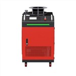 מכונת ניקוי לייזר רציפה בהספק 2000W עם קרן אופטית כפולה